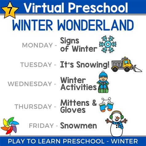 Winter Wonderland Play To Learn Preschool