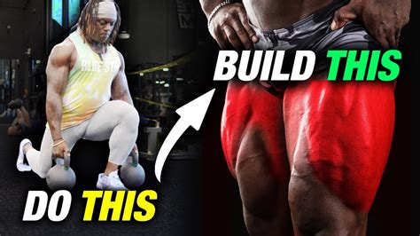 how to get bigger legs 5 intense exercises youtube