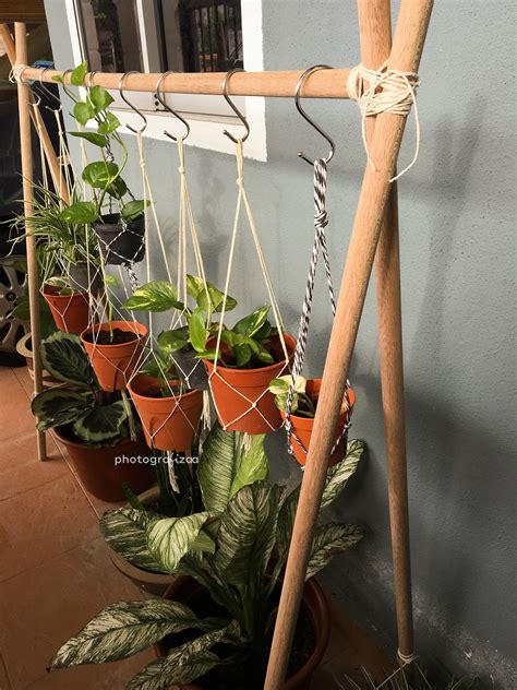 Pot gantung unik untuk tanaman minimalis. DIY Tempat Gantung Pasu Bunga | Blog Sihatimerahjambu