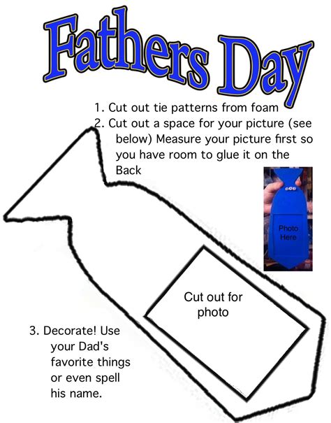 This year, father's day will be celebrated on the 16th of june. Cook's Arts & Crafts Shoppe: Fathers Day Kids Craft