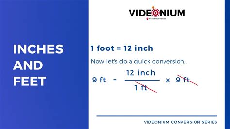 How To Easily Convert Inches In Into Feet Ft And Feet Into Inches
