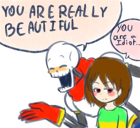 Papyrus X Chara Undertale By Betaxchanx3 On Deviantart