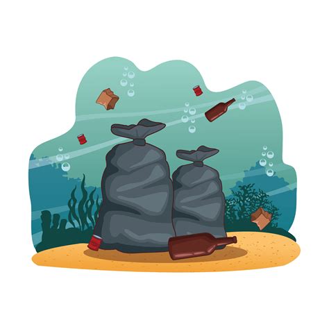 Sea Cleaning Cartoons 689221 Vector Art At Vecteezy
