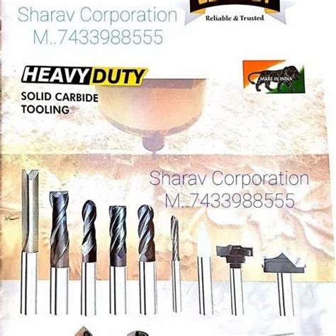 Carbide Silver Wood Cnc Router Tools 55hrc At Rs 250piece In