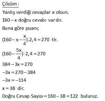 Doğru-Yanlış Soruları