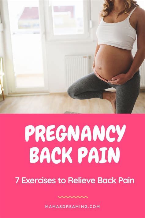 Exercises For Pregnancy Back Pain Pregnancy Back Pain Exercise