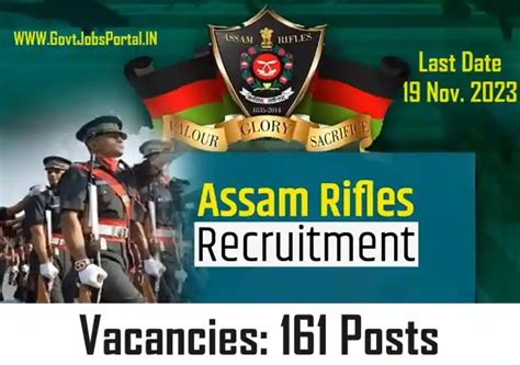 Assam Rifles Recruitment 2023 161 Group B C Vacancies Apply Now