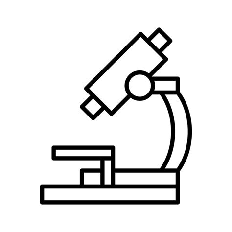 Lab Microscope Icon Vector Art At Vecteezy