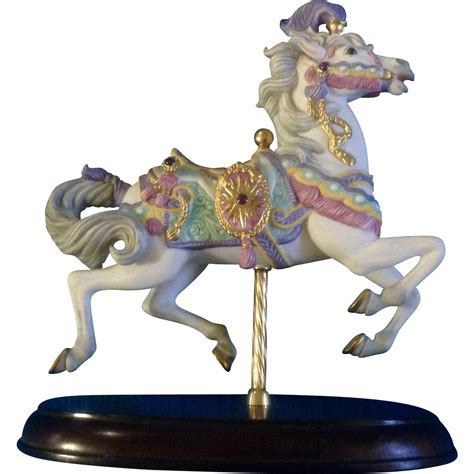 Lenox 1990 Carousel Charger Horse Animal Collection Circus Retired