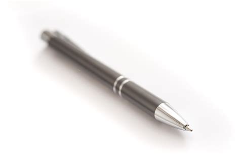 Free Image Of Black Ballpoint Pen Isolated On White Background