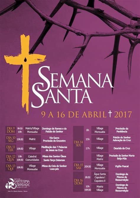 Semana Santa 2017 Paróquia Santíssima Trindade