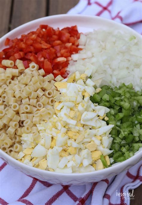 A classic macaroni salad that is a crowd pleaser at summer bbqs, potlucks, and picnics! Macaroni Salad (Miracle Whip Based) Recipe