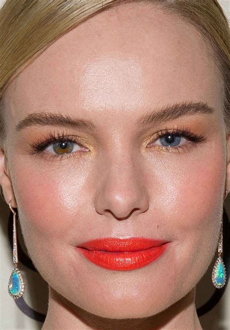 Kate Bosworths Orange Lips And More Of The Best Beauty Looks Lately Orange Lipstick Orange