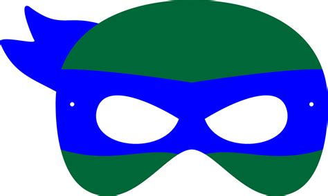 Download Transparent Ninja Turtle Face Mask Template Download