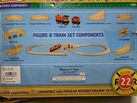 Melissa And Doug Figure 8 Train Set Hobbies And Toys Toys And Games On