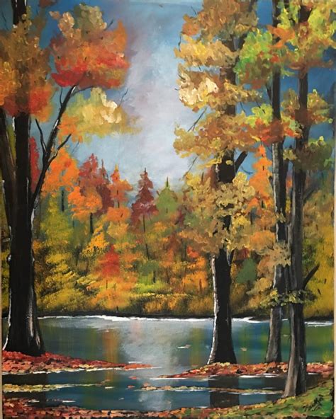 Fall Foliage Painting At Explore Collection Of