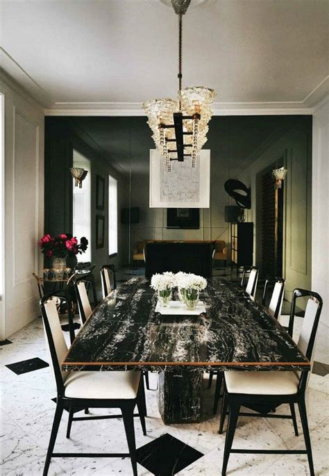 How To Decorate Classical Dining Rooms With Carrara Marble