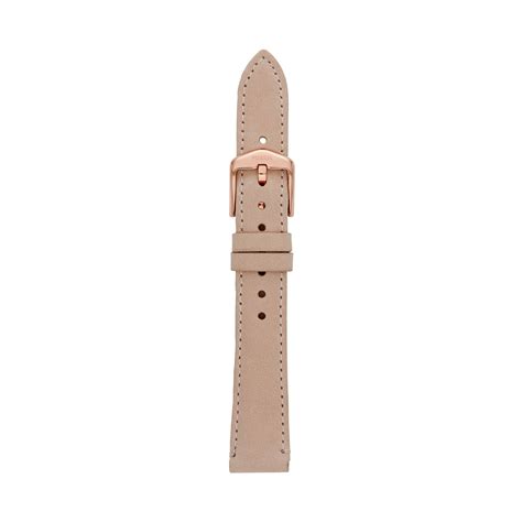 Fossil Women S 16mm Nude Leather Watch Band S161054 Walmart Com