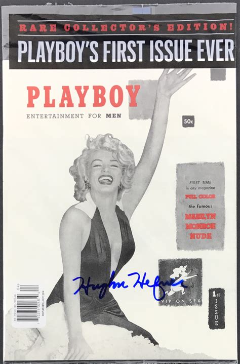 Lot Detail Hugh Hefner Unique Signed Playboy 1 Special Reprint