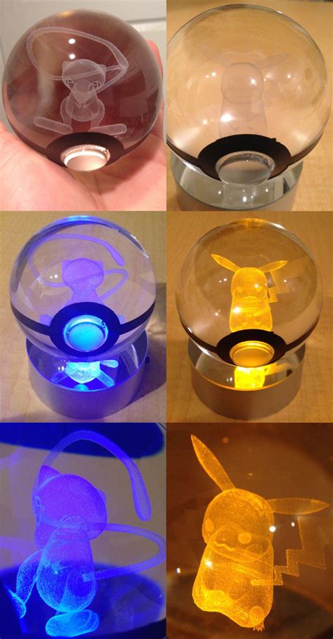 Led Pokeball With Pokemon Inside Light Up Your Shut Up And Take My