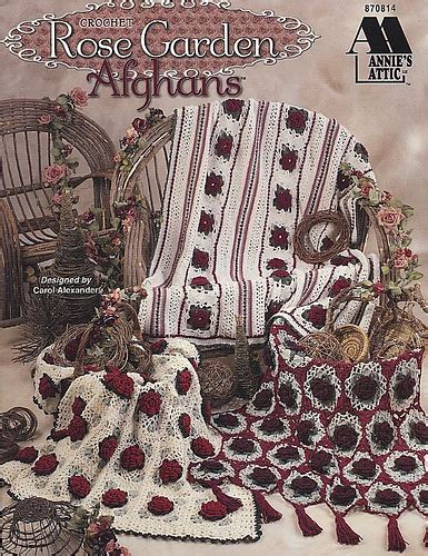 Ravelry Annies Attic 870814 Crochet Rose Garden Afghans Patterns