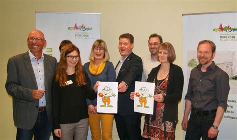 Jury Kürt Gewinnerinnen Des Maskottchen Wettbewerbs Zur Landesgartenschau Burg 2018 Stadt Burg