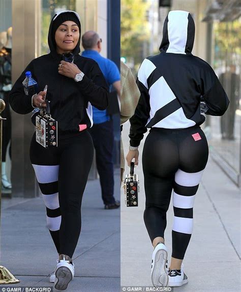 Is This Dress Blac Chyna Steps Out In Sports See Through Leggings See