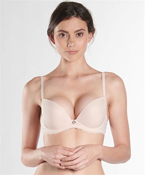 Push Up Plunge Bra With Moulded Cups Lysessence Nude AUBADE