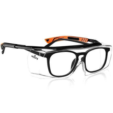 nocry safety glasses that fit over your prescription clear anti scratch wraparound lenses uv400