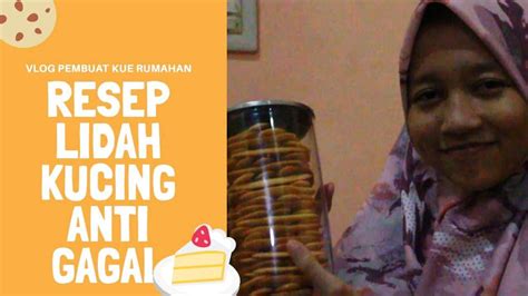 Kue lidah kucing adalah salah satu kue kering favorit saat lebaran. Resep Lidah Kucing Anti Gagal - YouTube