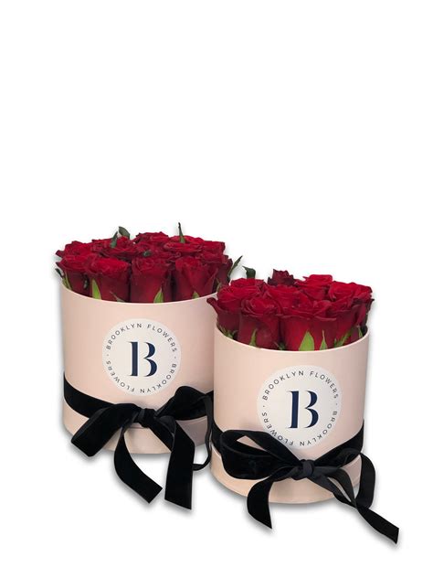 The Brooklyn Rose Box Red Brooklyn Flowers