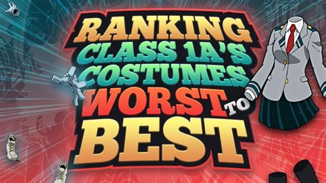 Ranking Class 1as Hero Costumes Worst To Best Youtube