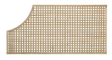 Fasten them onto your wall or fence and plant climbing plants at the base. Square Trellis Corner Arch Panel | Privacy Panel | Garden ...