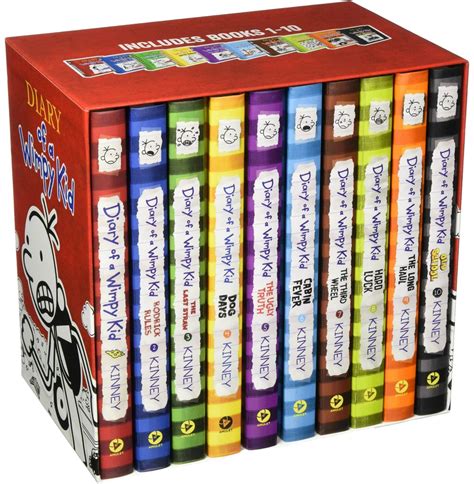 Diary Of A Wimpy Kid Hardcover Books 1 10 Boxed Set Only 4999 Shipped