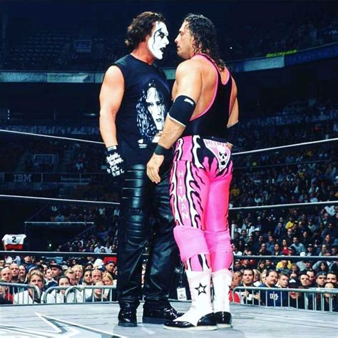 Bret Hart Sting Share Mutual Respect Wcw Rivalry
