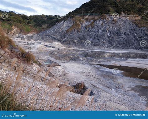 Old Sulfur Mining Area Near Yangmingshan Stock Photo Image Of Steam