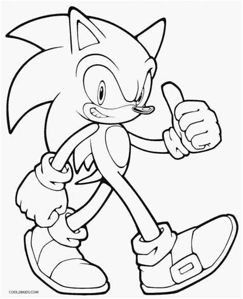 Sonic Coloring Pages Pictures - Visual Arts Ideas