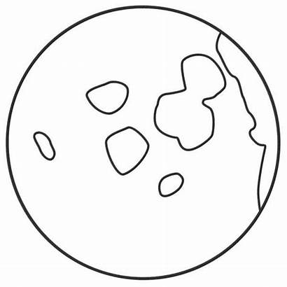 Moon Coloring Draw Pages Stars Sky Cartoon