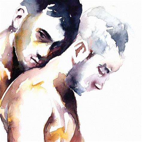 Homoerotic Love Gay Love Paintings Beautiful Gay Art Gay Etsy