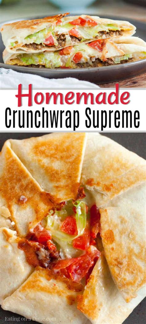 The healthier homemade crunchwrap supreme…taking everyone's favorite fast food and making it healthier…and at home too. Homemade crunchwrap supreme recipe - Easy Crunchwrap ...