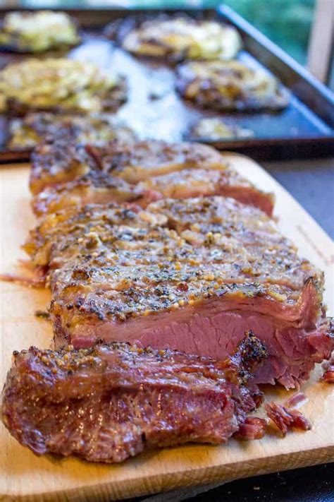 Join us this meat talk monday to cook an amazing brisket! Crispy Slow Cooker Corned Beef - Dinner, then Dessert