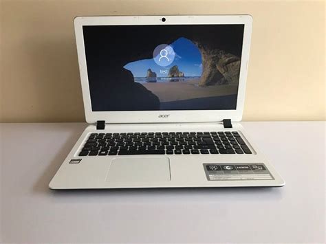 Acer 156 White Laptop Amd Dual Core E1 7010 4gb Ram 500gb Radeon R2