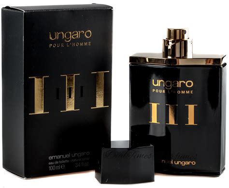 Ungaro Pour Lhomme Iii Cologne For Men 34 Oz Edt Spray New In Box