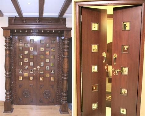25 Latest Pooja Room Designs With Pictures In 2020 Pooja Room Door Design Room Door Design