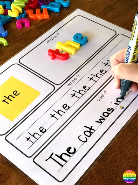 Teaching Sight Words Practical Ways To Teach High Frequency Words