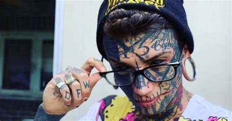 man who calls himself the world s most modified youth proudly showed off his numerous body