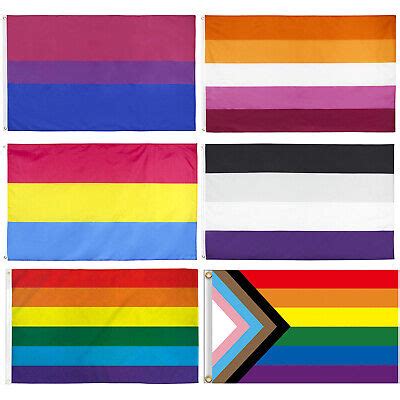 Rainbow Flag X Ft Polyester Flag Gay Pride Lesbian Peace Lgbt Flag