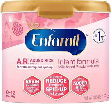 Enfamil Ar Infant Formula Clinically Proven To Reduce