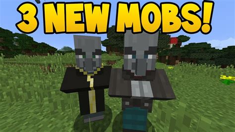 Minecraft 111 Update 3 New Mobs Vex Vindicator Evoker Youtube