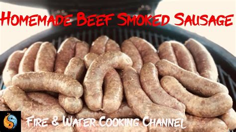 How To Make Homemade Smoked Sausage Easy To Do Youtube
